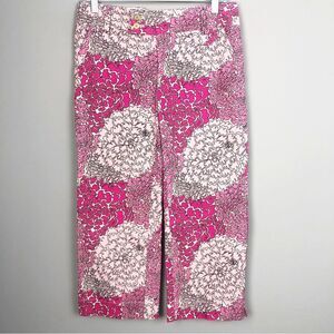 LILLY PULITZER | William Palm Beach Fit Floral Corduroy Pants Women’s Size 4